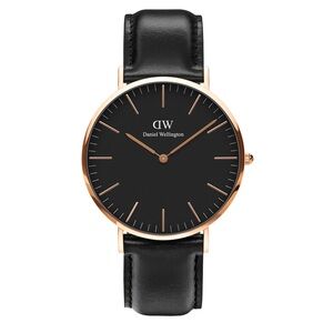 Daniel Wellington Classic Black and Gold Timepiece